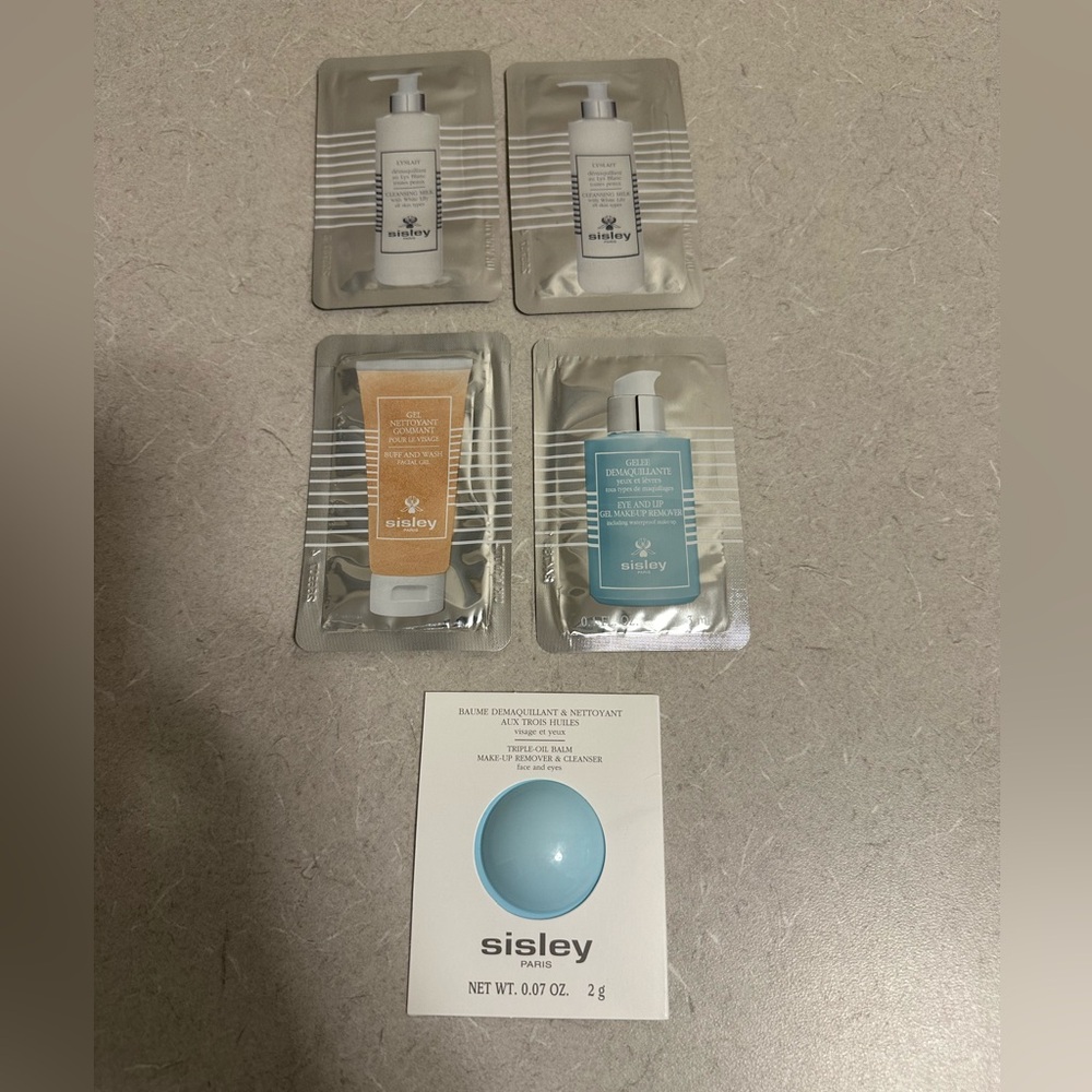 BNW SISLEY Cleansing, Exfoliating, Makeup remover 5pcs Set, Various Items